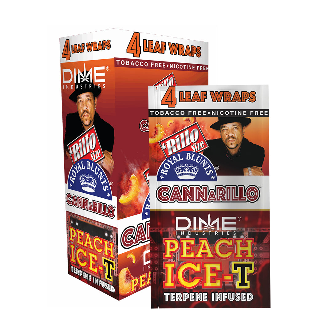 Royal Blunts Canarillo Tea Leaf Wraps (Peach Ice-T) (100 Wraps