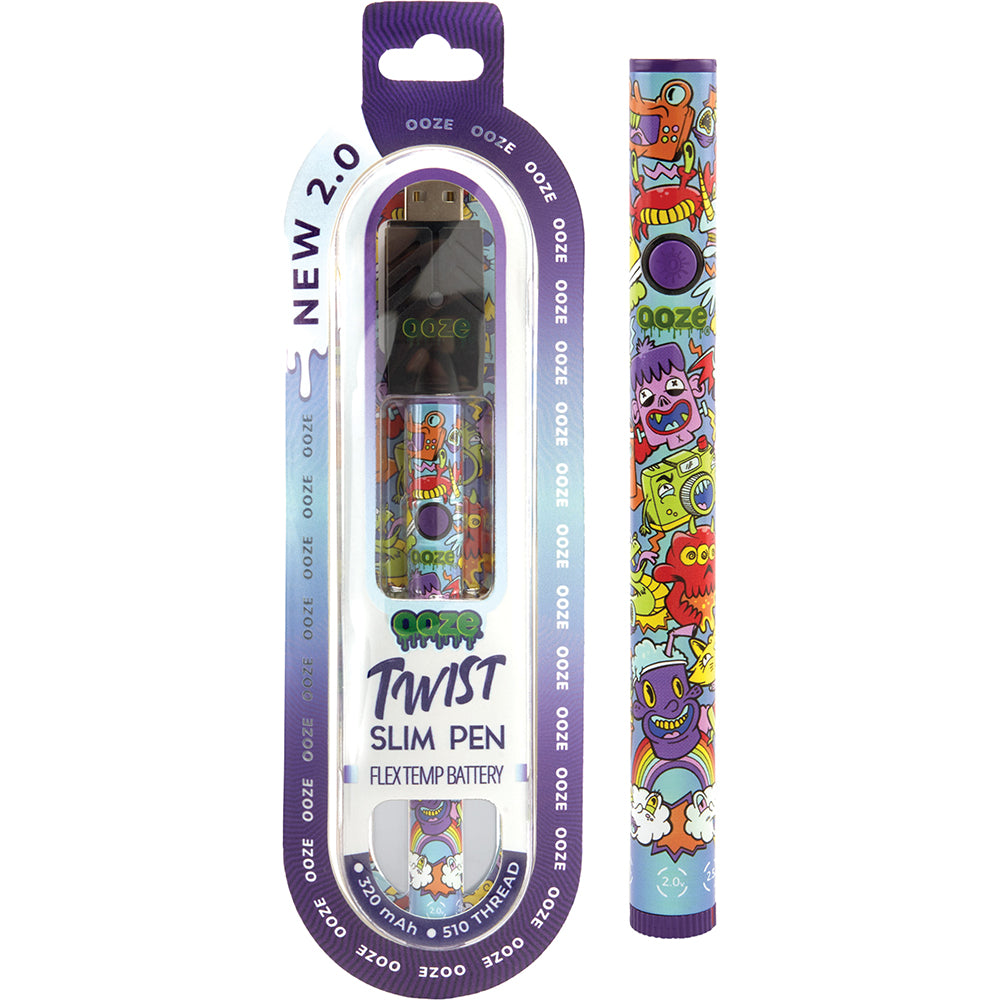 Ooze Slim Twist Vape Pen Battery 2.0 (Hype Engine) SnowTree Ooze Slim Twist Vape Pen Battery 2.0 (Hype Engine) SnowTree