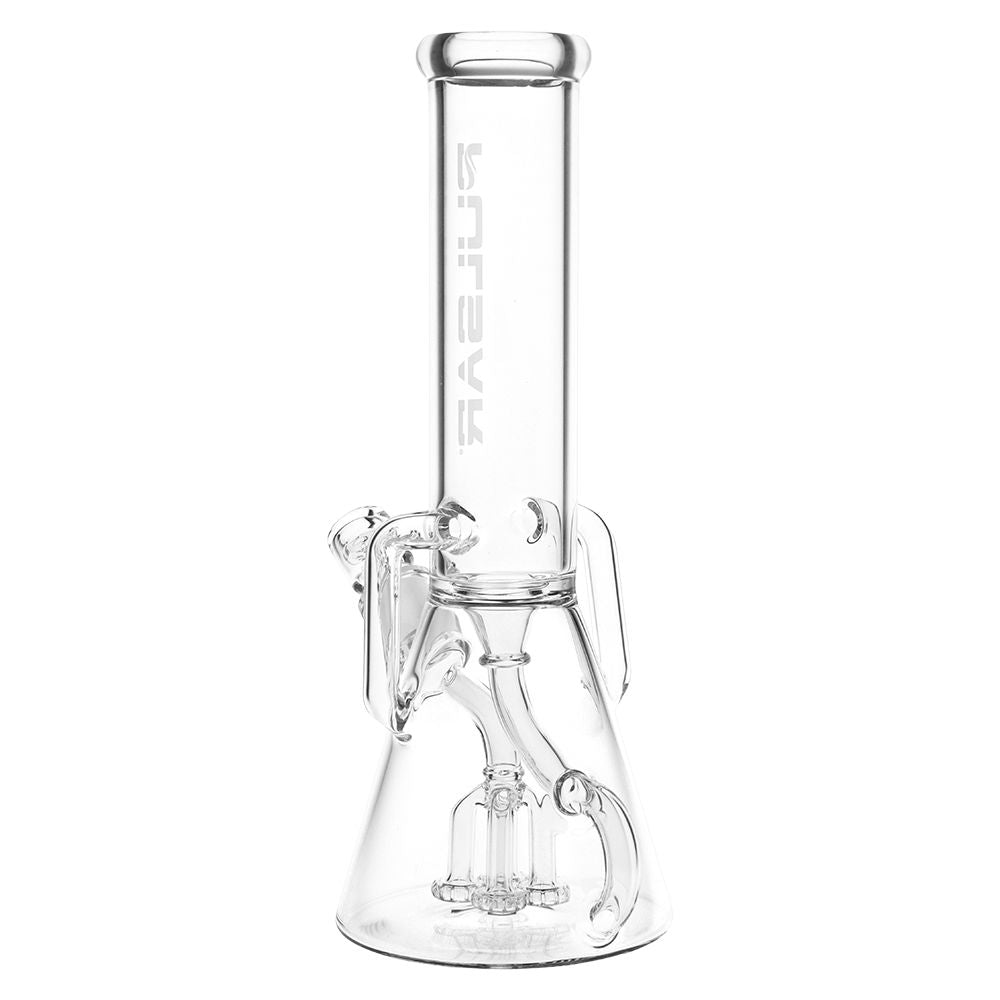 Quad-Arm Mini Perc Recycler Beaker Water Pipe