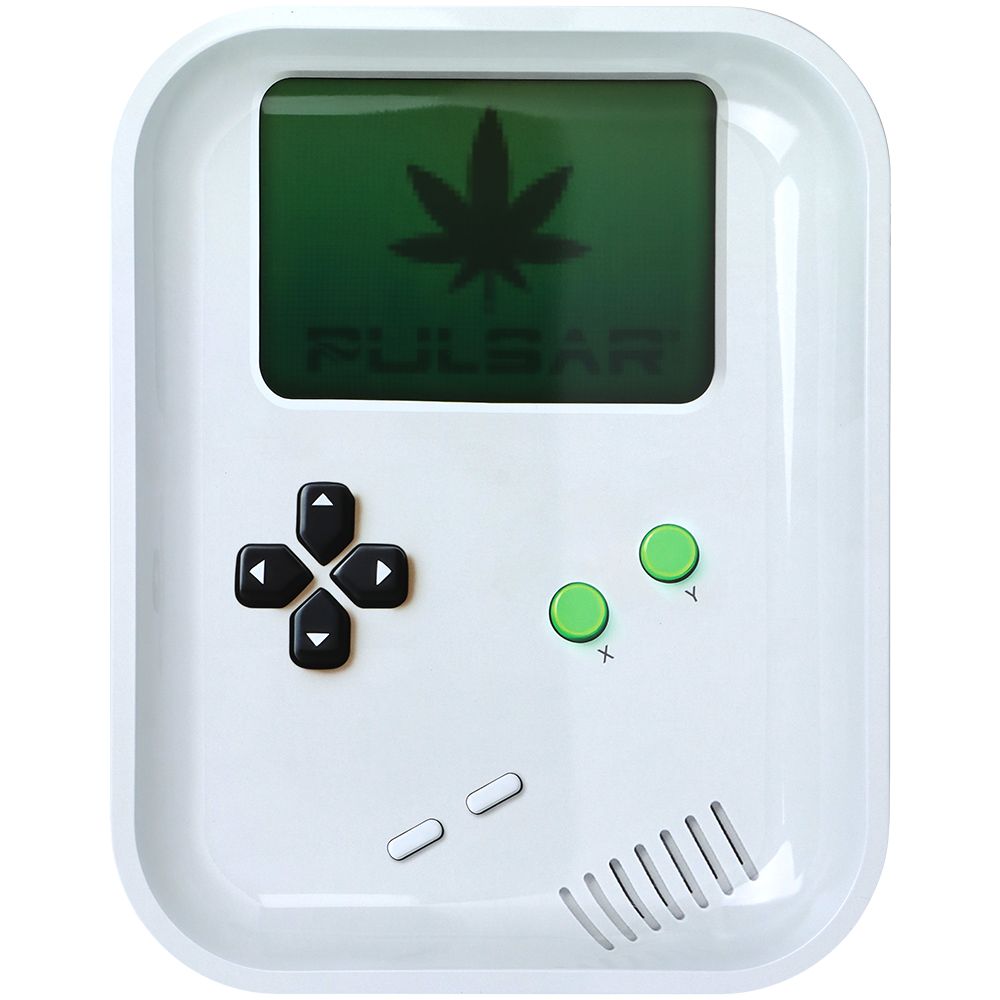 Pulsar Design Series Large Metal Rolling Tray - Weedboy