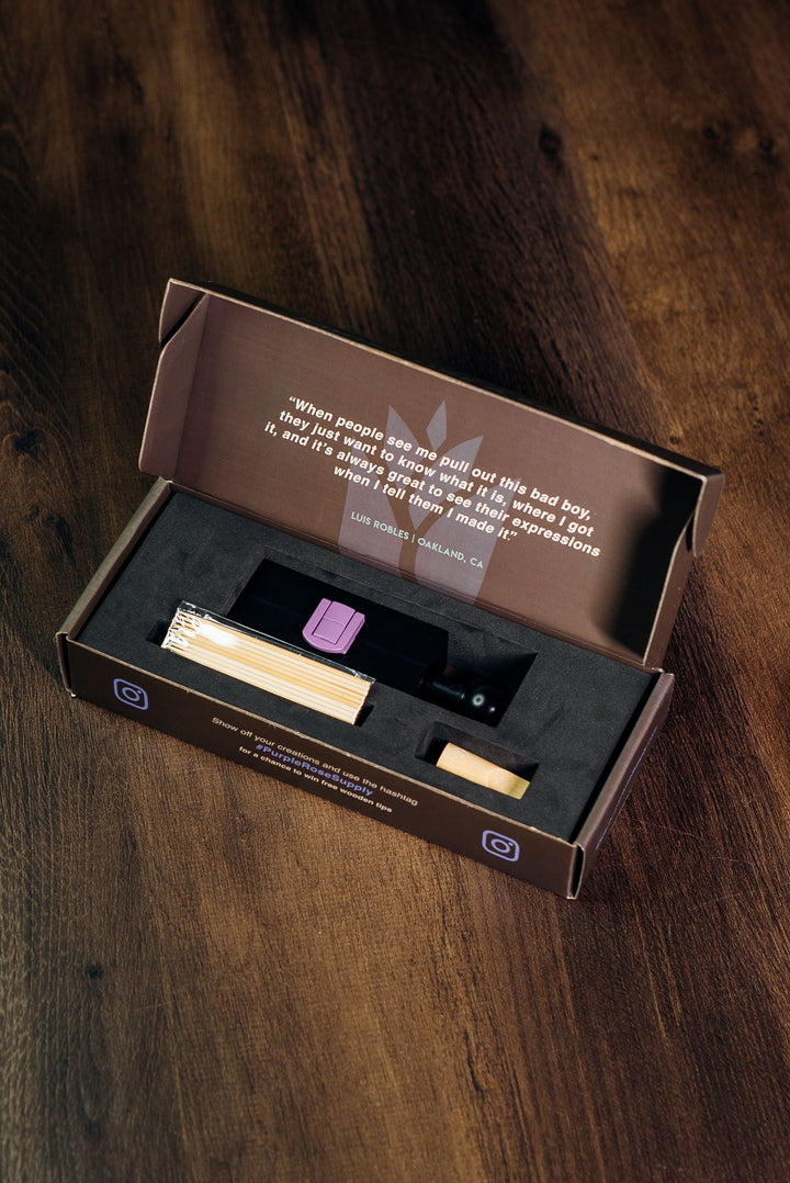 Purple Rose Small Cannagar Mold