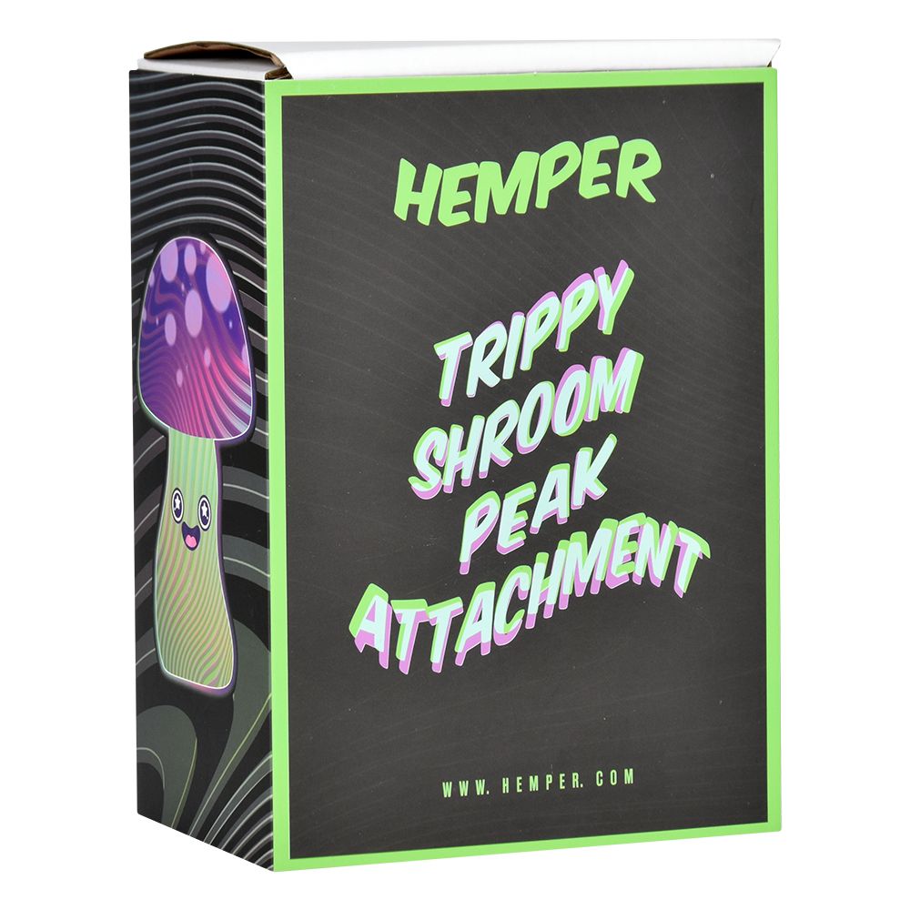 Hemper Trippy Shroom Glass Attachment for Puffco Peak & Peak Pro - 5.75