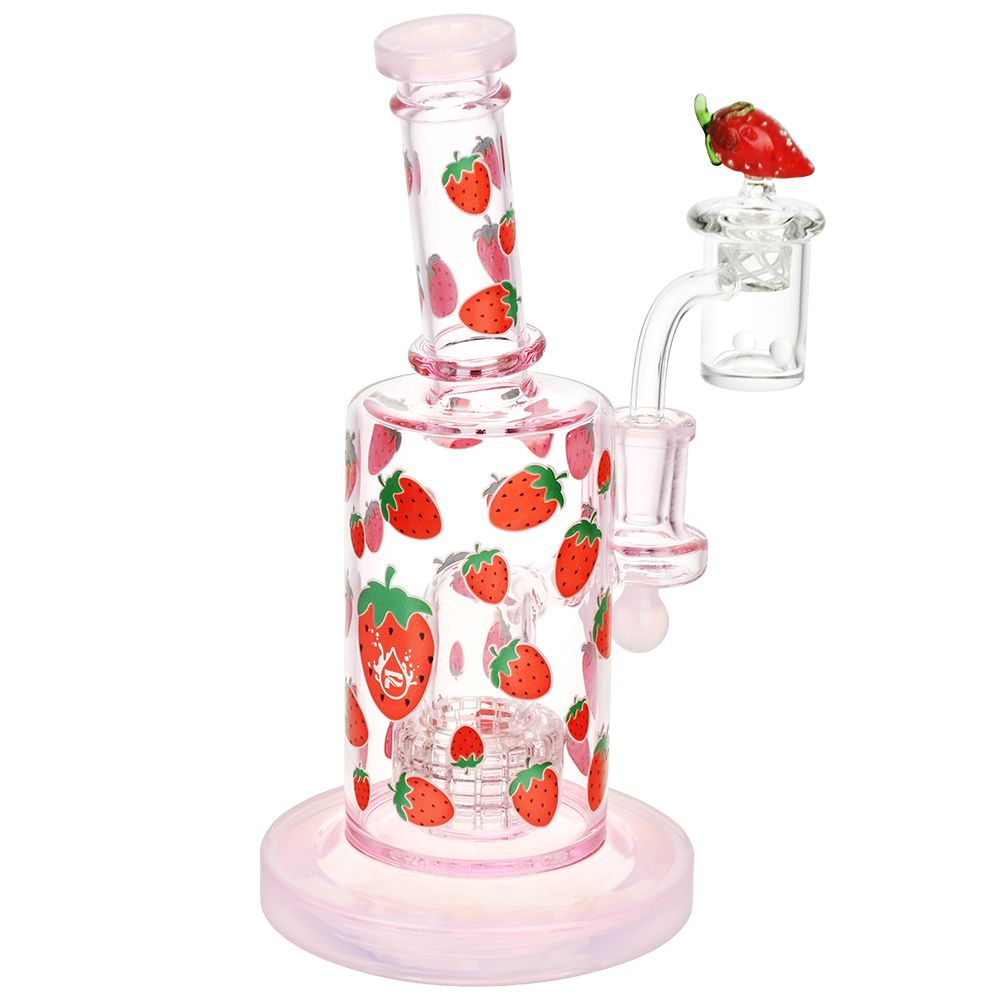 Pulsar Strawberry Cough Glow In The Dark Dab Rig Kit