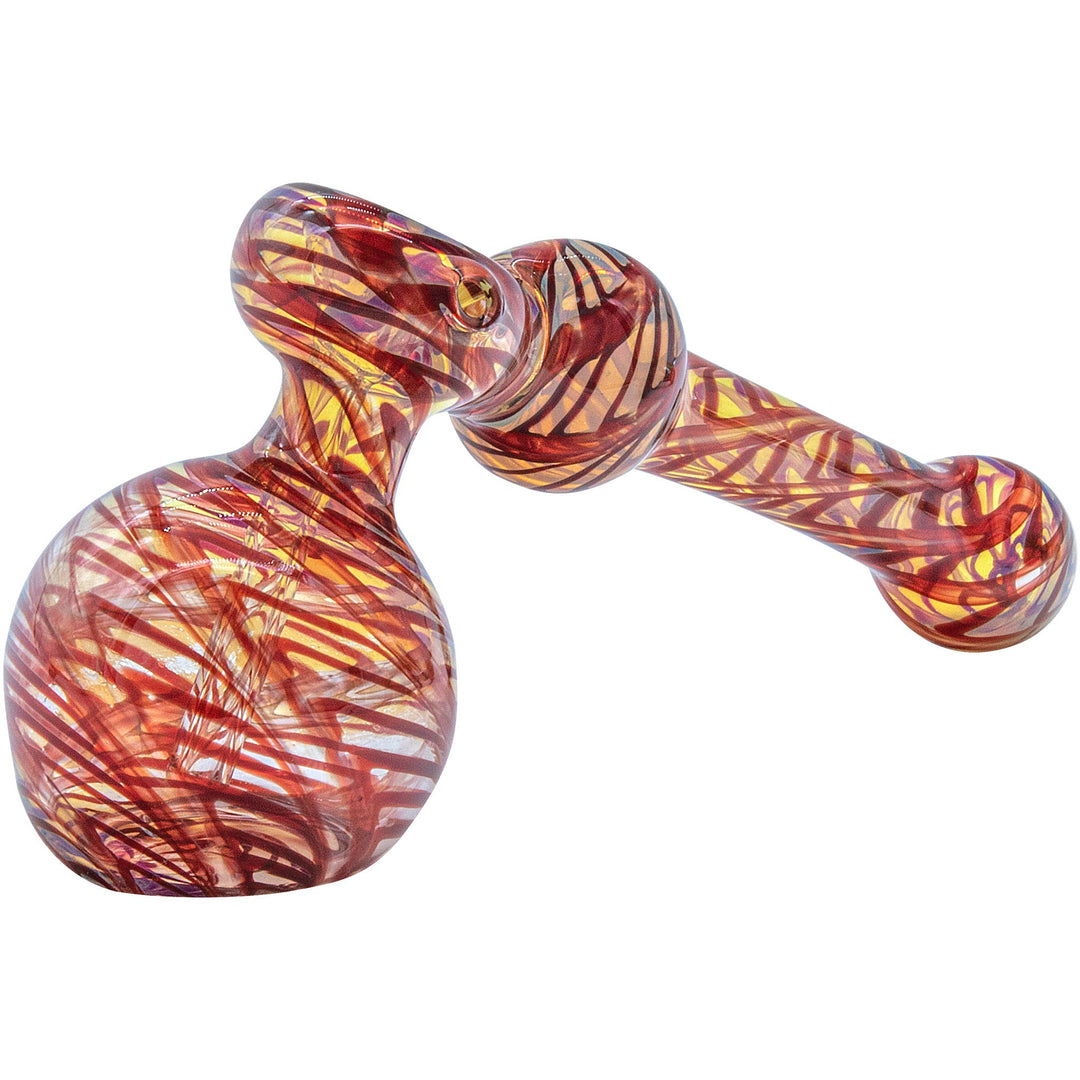 LA Pipes Full Rake Fumed Hammer Bubbler Pipe 6"