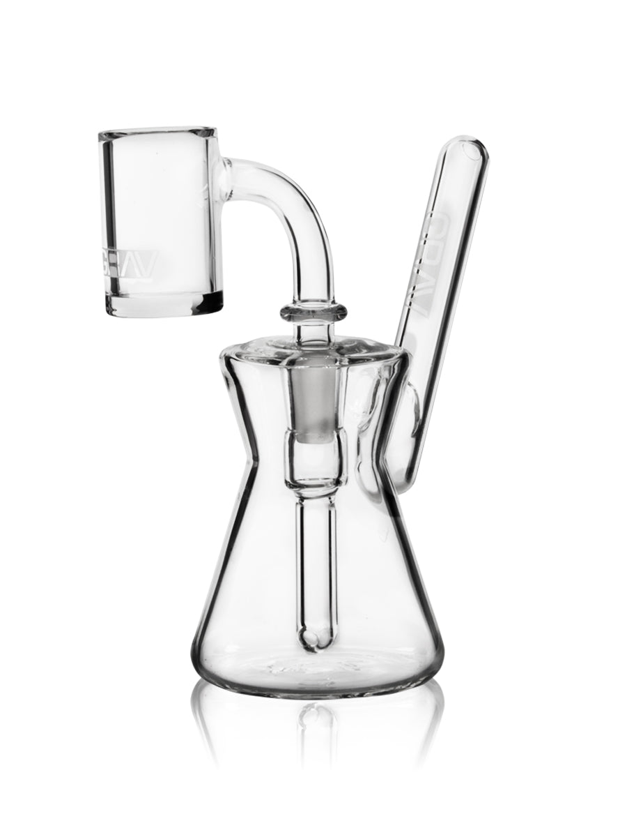 GRAV® Hourglass Pocket Bubbler Rig (Clear)