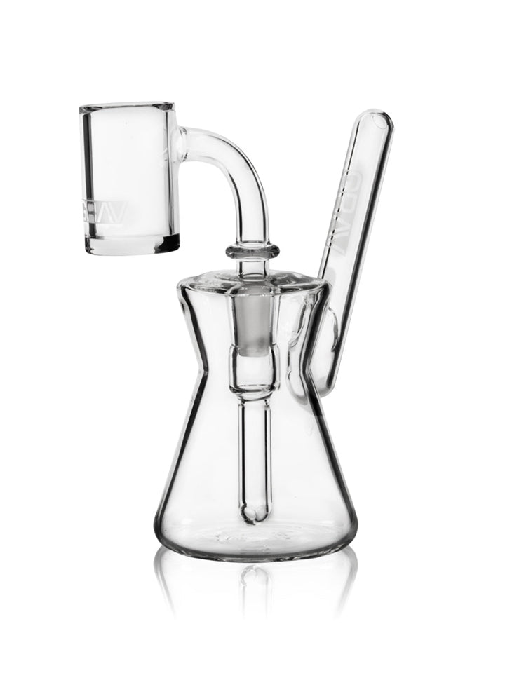 GRAV® Hourglass Pocket Bubbler Rig (Clear)