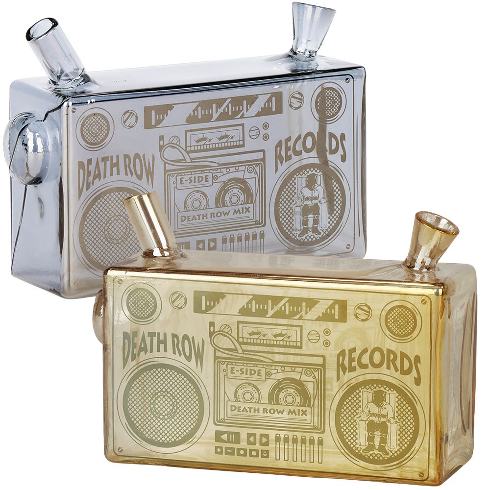 Death Row Records Boom Box Glass Blunt Bubbler