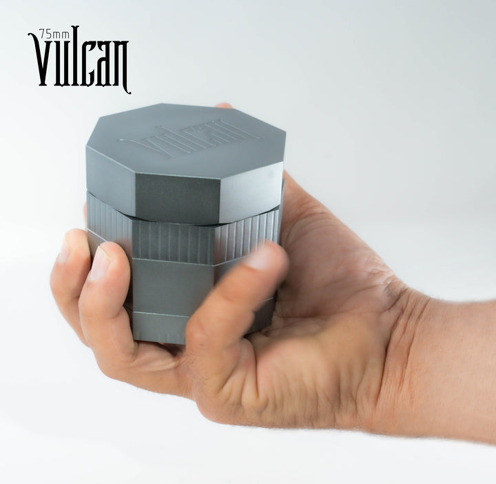 Vulcan 4-Piece Grinder 3" (Gun Metal)