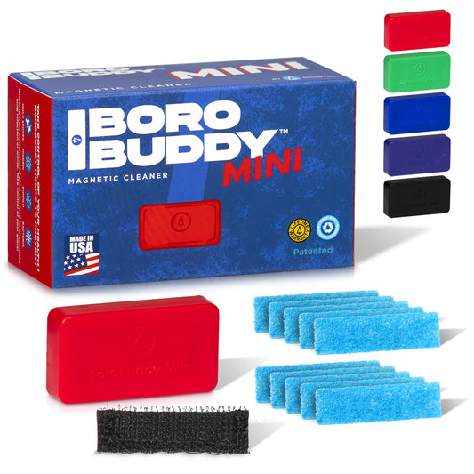 BoroBuddy Mini Magnetic Cleaner set red