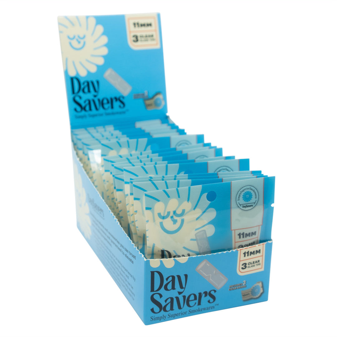 DaySavers Glass Filter Tips (11mm) (60 tips)