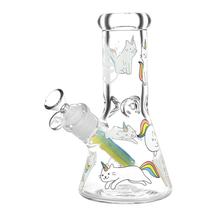 Caticorns Design Glass Beaker Water Pipe