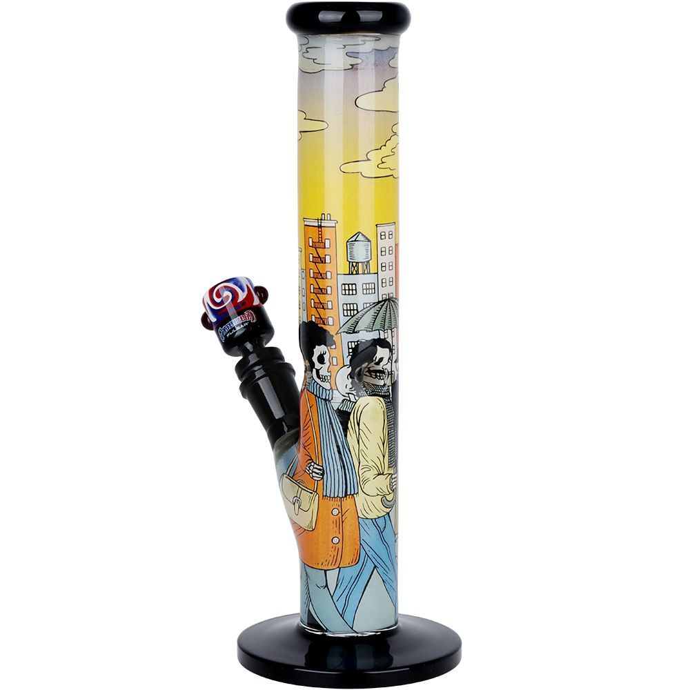 The Grateful Dead x Pulsar Inside Print Straight Tube Glass Water Pipe