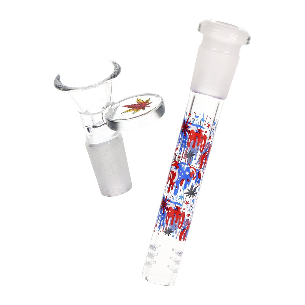 Pulsar Melting Uncle Sam Beaker Glass Water Pipe