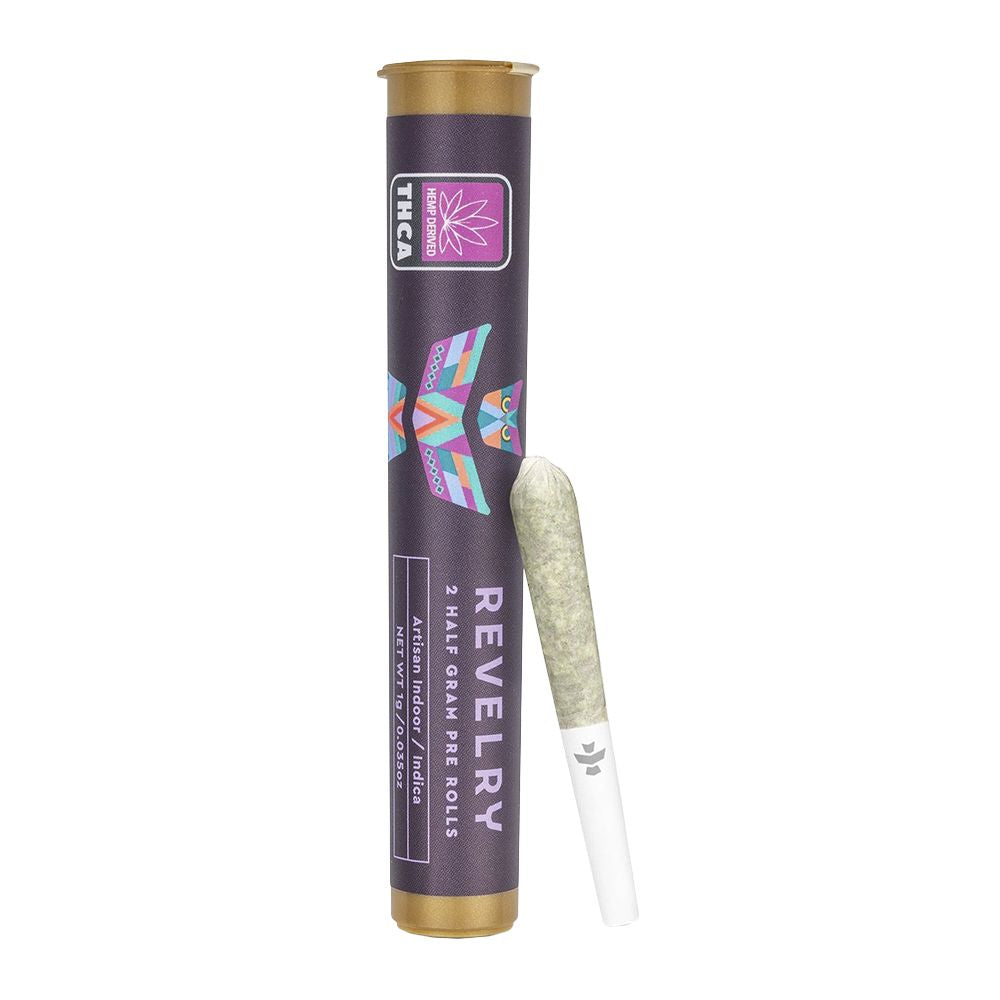 Revelry Premium Indoor THCA Pre-Rolls | 0.5g (2 Pack)