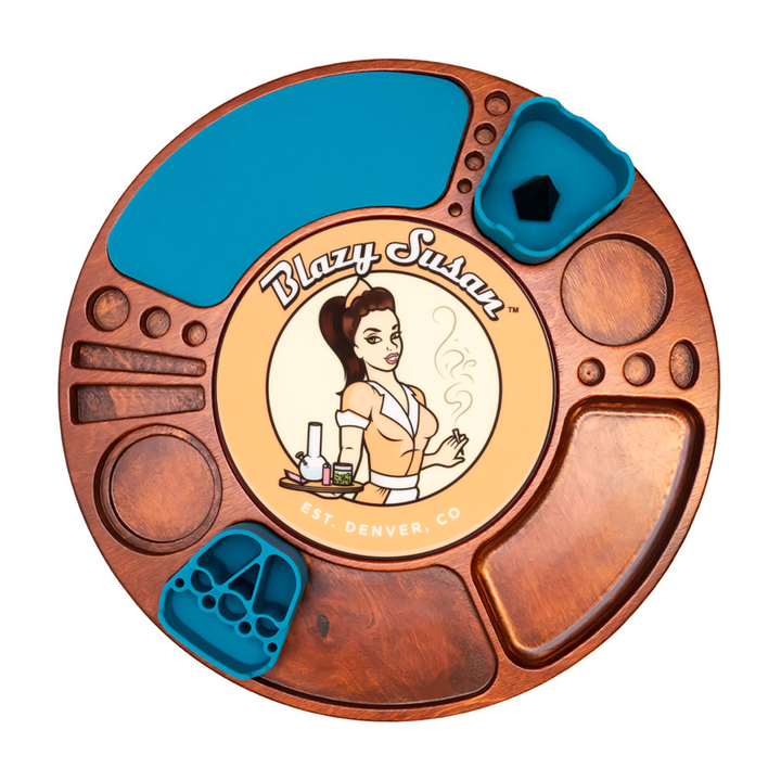 Blazy Susan Spinning Rolling Trays (Various Colors)