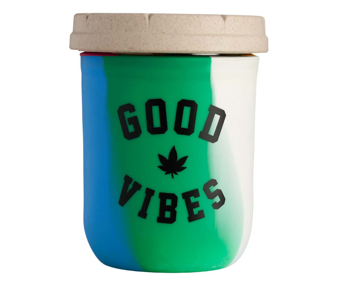 RE:STASH X Good Vibes Rasta Tie-Dye 16oz Jar