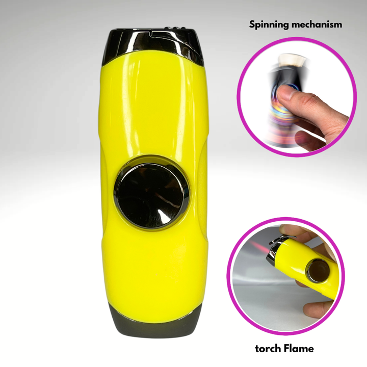 Yellow Fidget Torch Lighter
