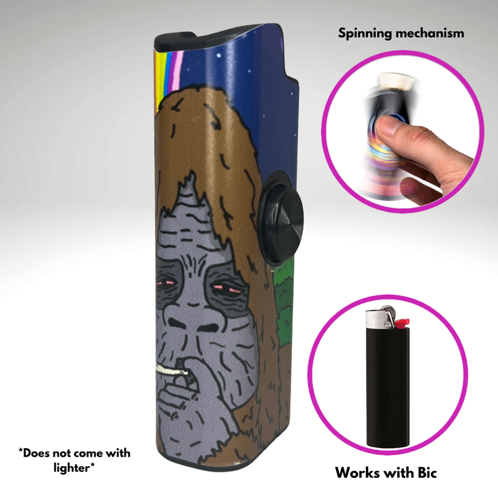 Fidget Spinner Lighter Case (Sassy FLKR)