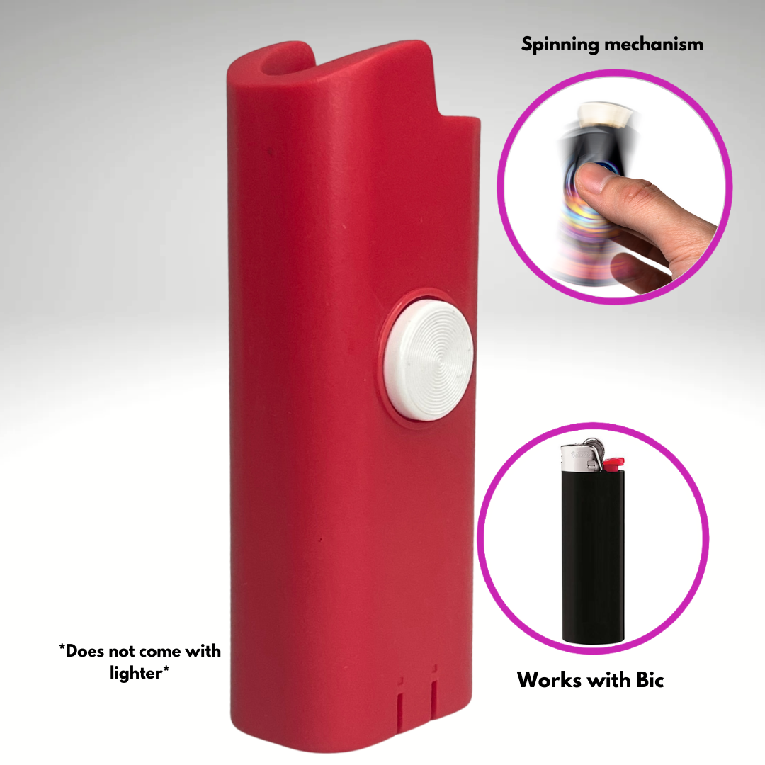 Rojo (Red) Fidget Spinner Lighter Case