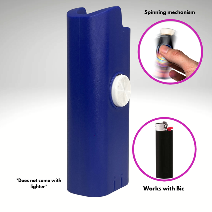 Blue Fidget Spinner Lighter Case (Blue)