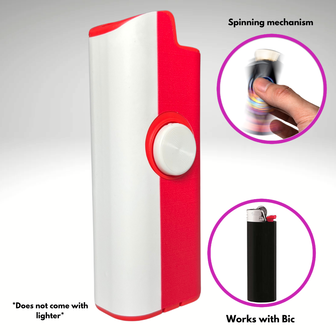 Fidget Spinner Lighter Case "Italian Flag"