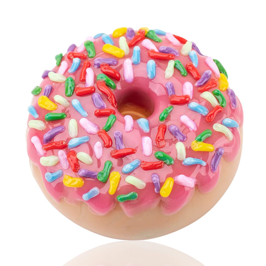 Pink Sprinkle Donut Dry Pipe