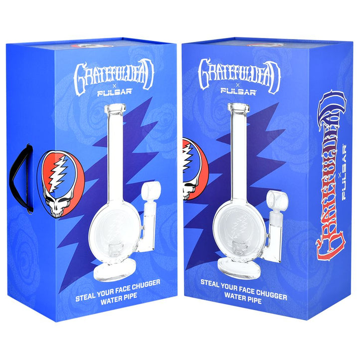 Grateful Dead x Pulsar Round Steal Your Face Water Pipe