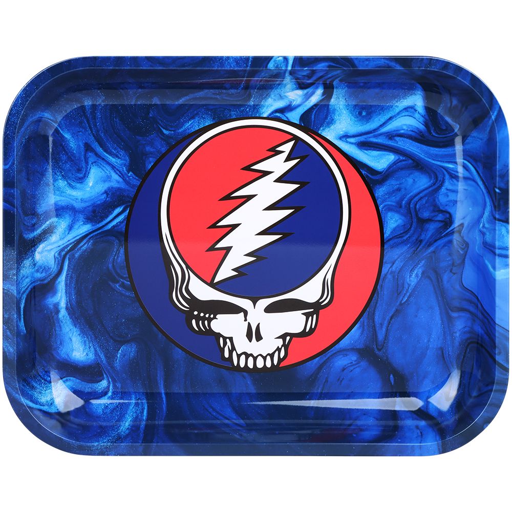 Grateful Dead x Pulsar Large Metal Rolling Tray - Steal Your Face Swirls