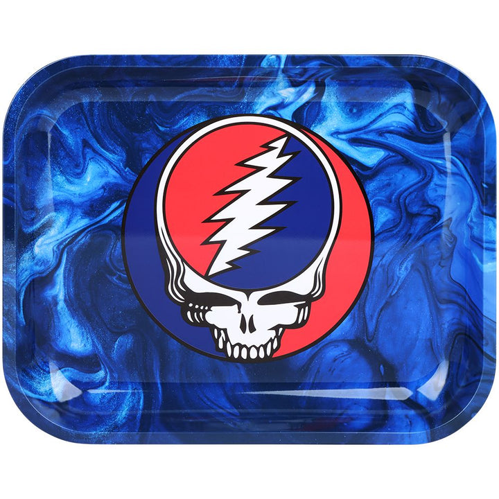 Grateful Dead x Pulsar Large Metal Rolling Tray - Steal Your Face Swirls