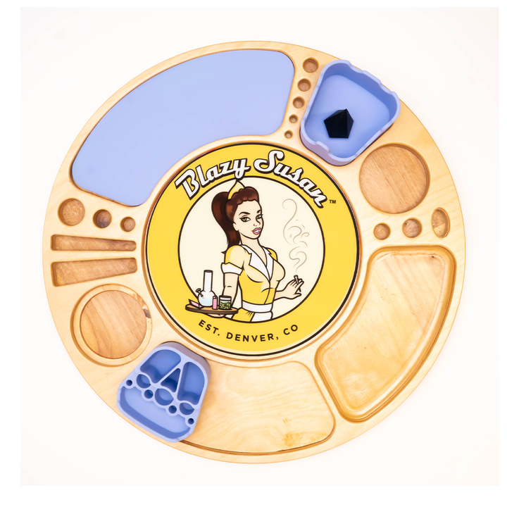 Blazy Susan Spinning Rolling Trays (Various Colors)