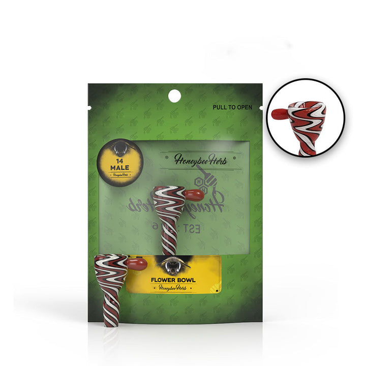 Wig Wag Glass Flower Bowl