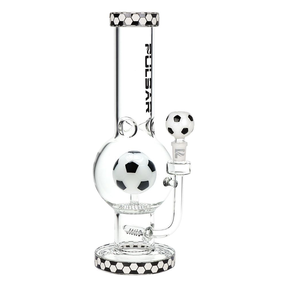 Pulsar Soccer Celebration Bubble Base Glass Water Pipe