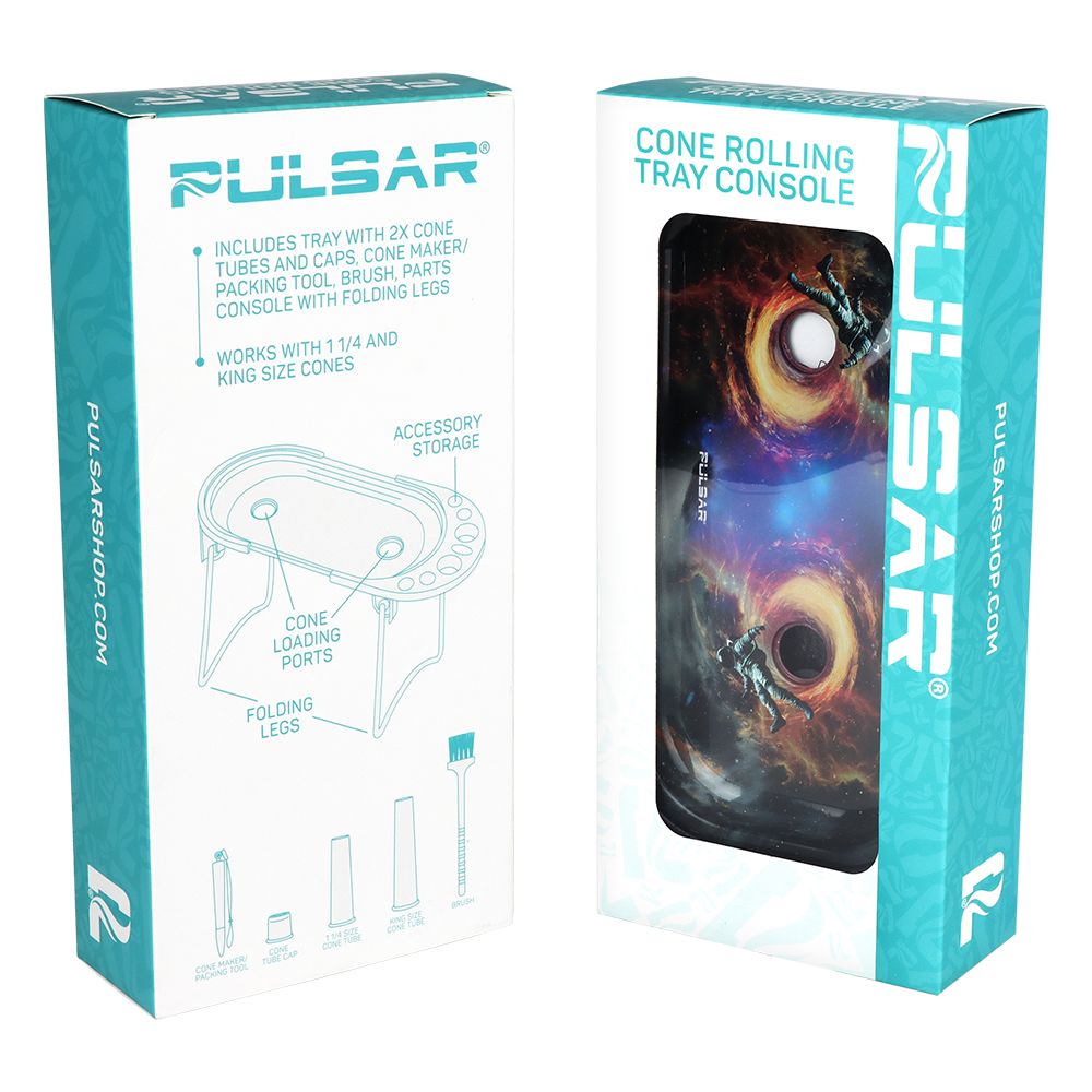 Pulsar Elevated Cone Rolling Tray Console