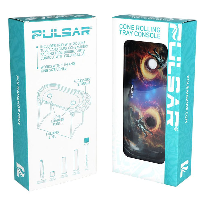 Pulsar Elevated Cone Rolling Tray Console