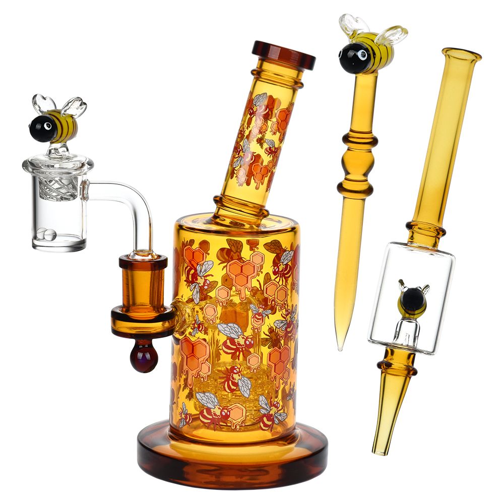 Pulsar Greatest Hits Series Glow Dab Rig Kit / 8" / 14mm F