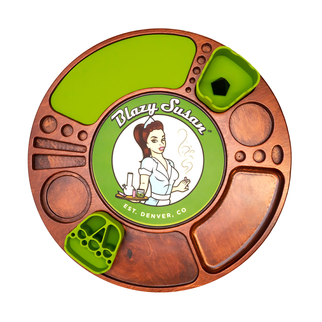 Blazy Susan Spinning Rolling Trays (Various Colors)