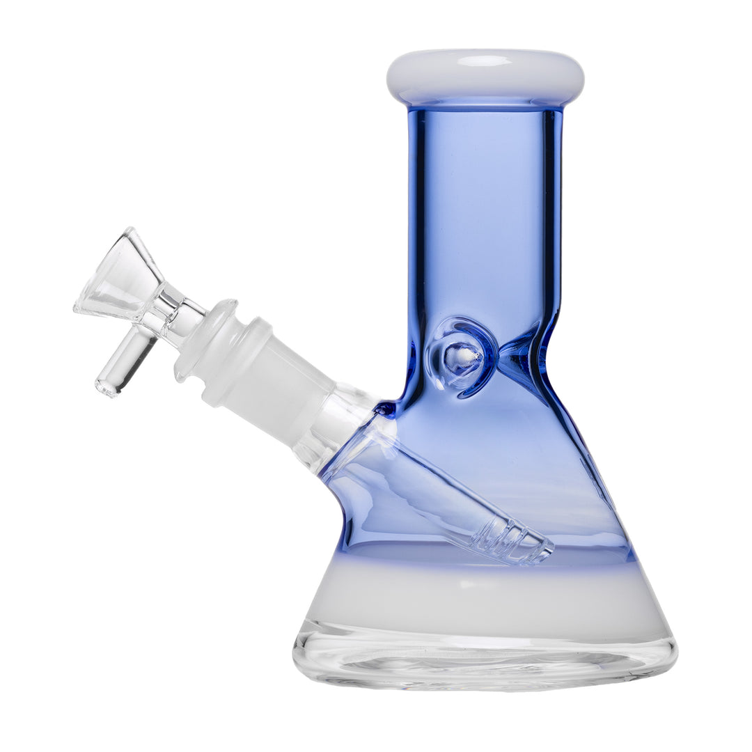 Human Grade 6" Beaker Bong (Light Blue)