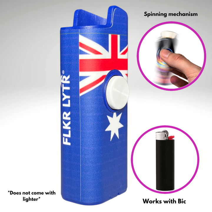 Fidget Spinner Lighter Case (Australian Flag)