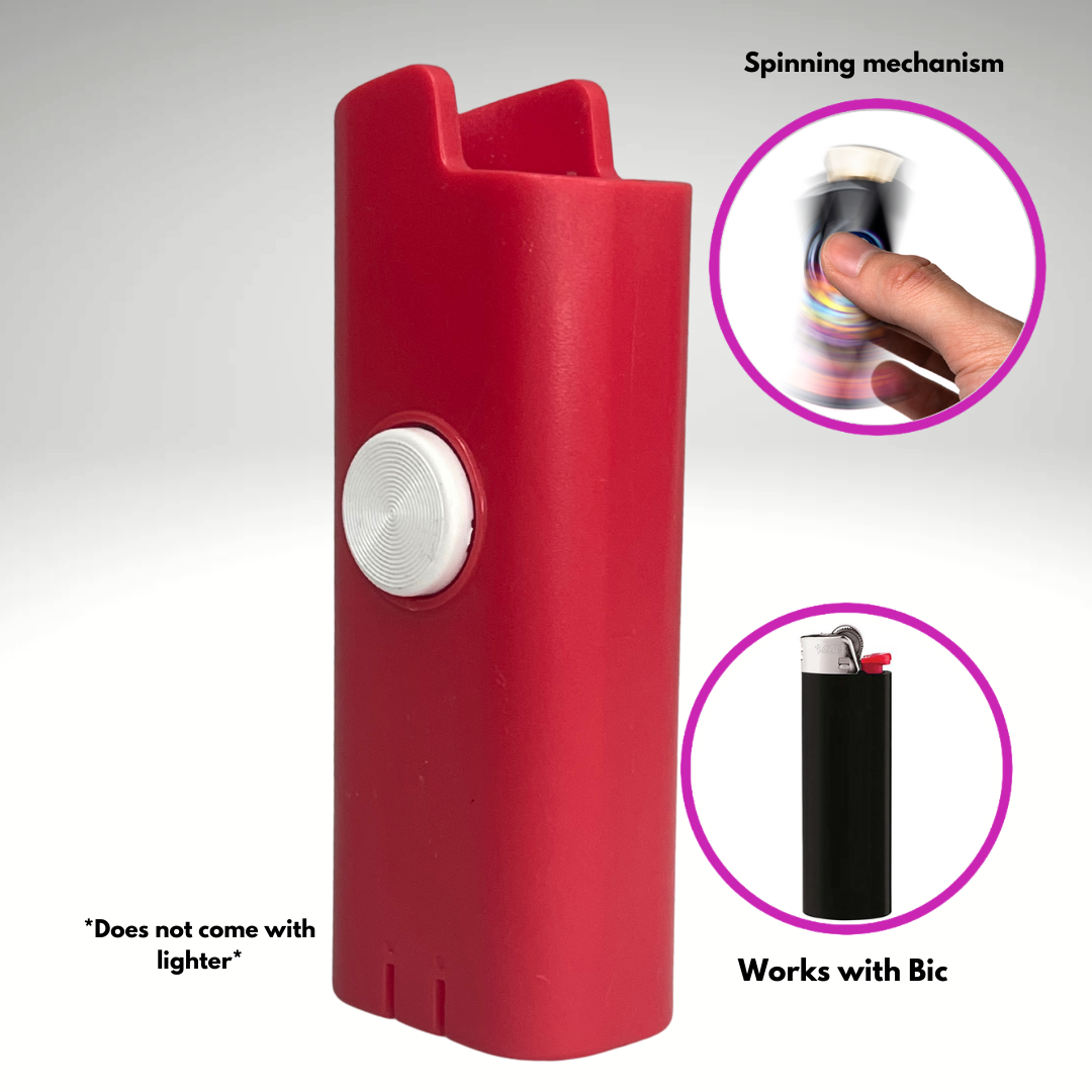 Rojo (Red) Fidget Spinner Lighter Case