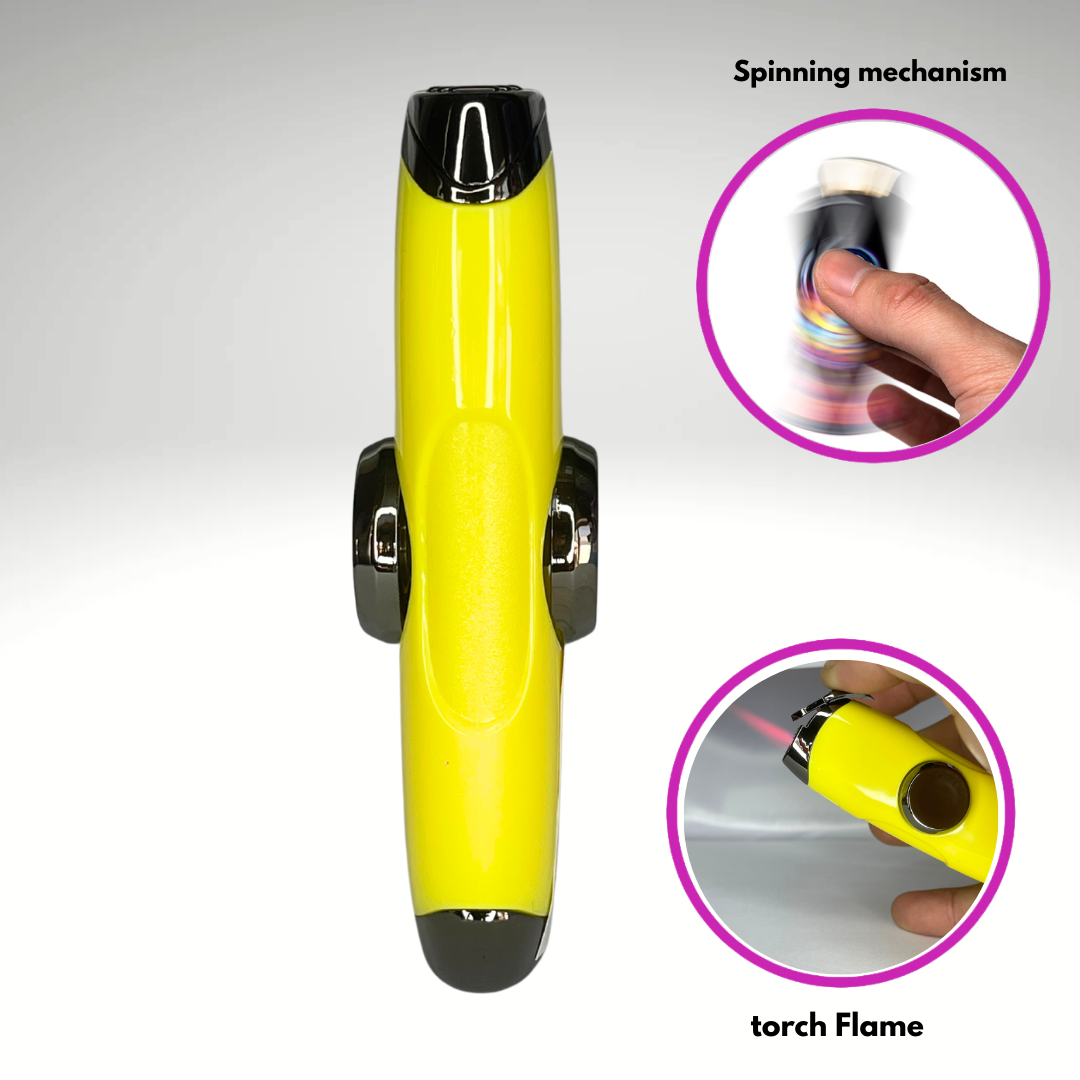 Yellow Fidget Torch Lighter