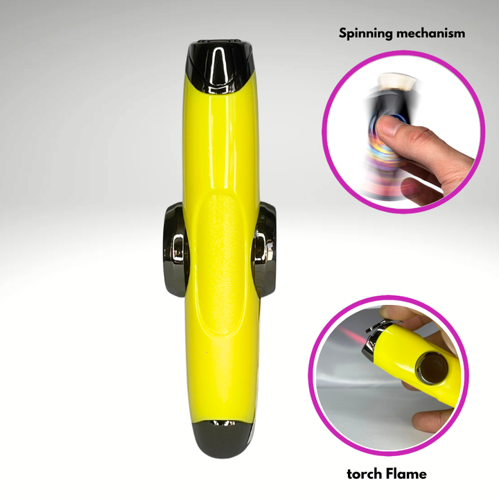 Yellow Fidget Torch Lighter