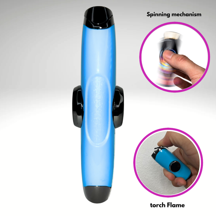 Baby Blue Fidget Torch Lighter