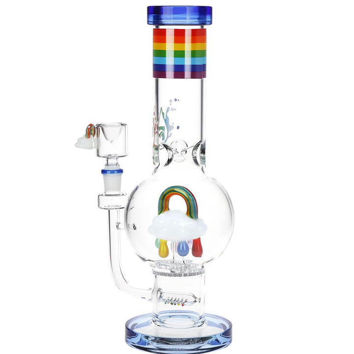 Pulsar Acid Rainbows Bubble Base Glass Water Pipe