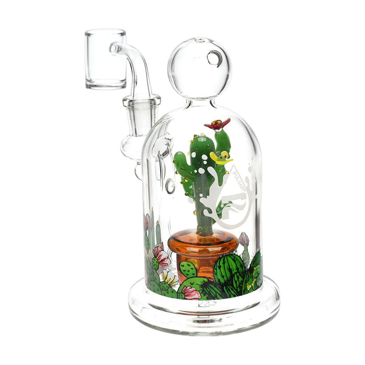 Cactus Terrarium Glass Dab Rig