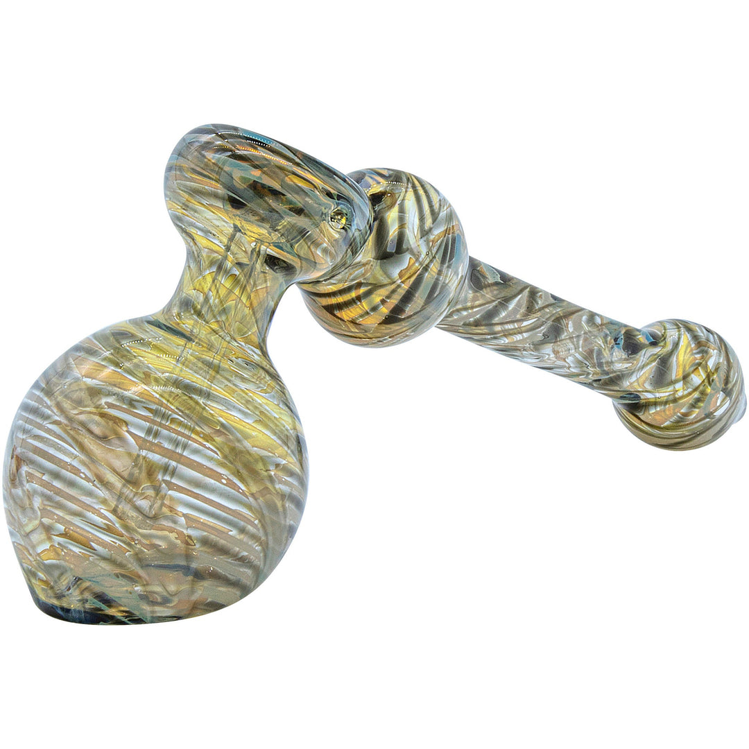 LA Pipes Full Rake Fumed Hammer Bubbler Pipe 6"