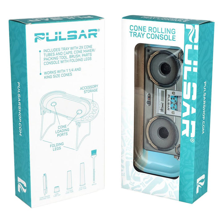 Pulsar Elevated Cone Rolling Tray Console