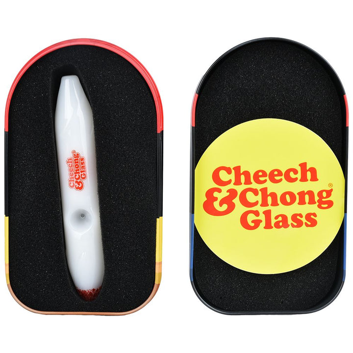 Cheech & Chong Joint Hand Pipe in Collectible Tin Case