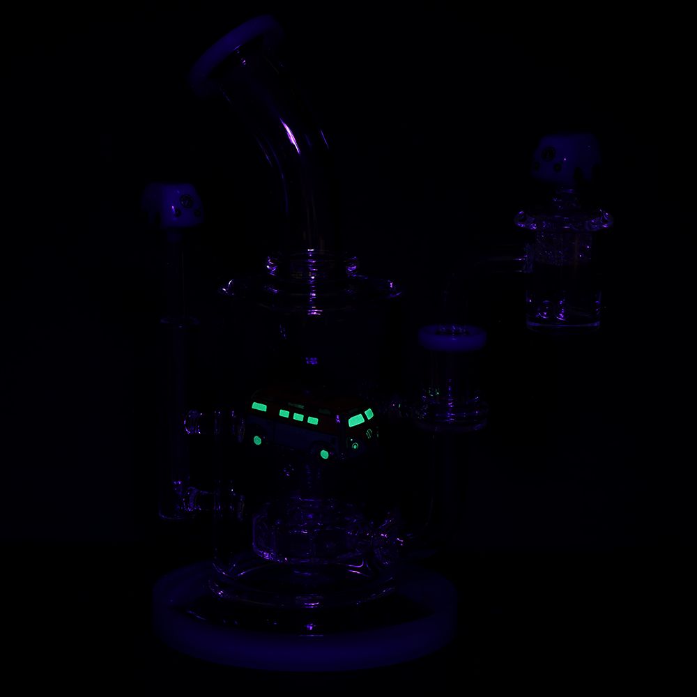 Pulsar Glow VW Bus Glass Dab Rig Set