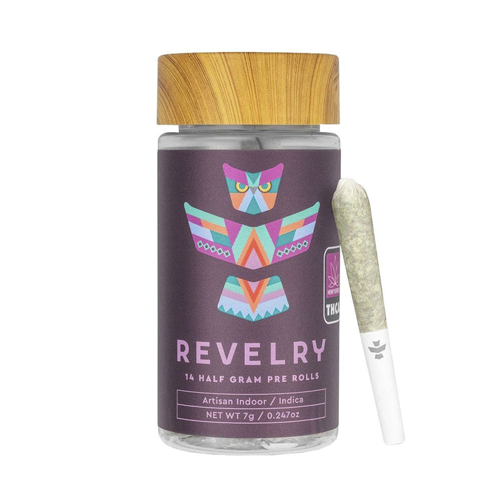 Revelry Premium Indoor THCA Pre-Rolls | 0.5g (14 Pack)