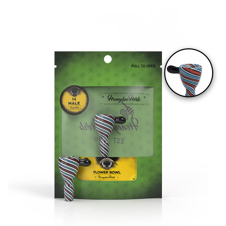 Wig Wag Glass Flower Bowl